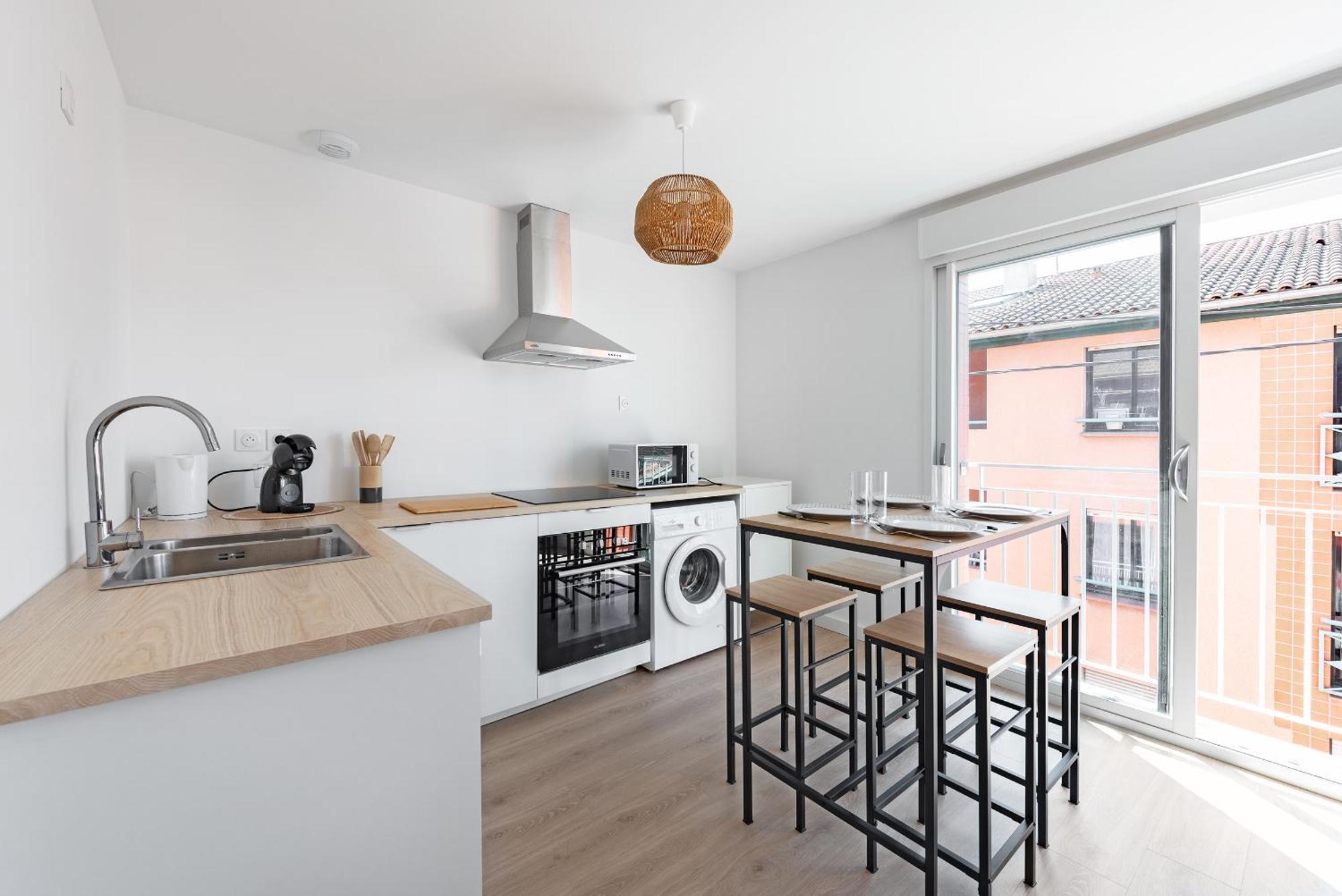 T2 Avec Parking Gratuit - Proximite Gare Appartement Toulouse Buitenkant foto