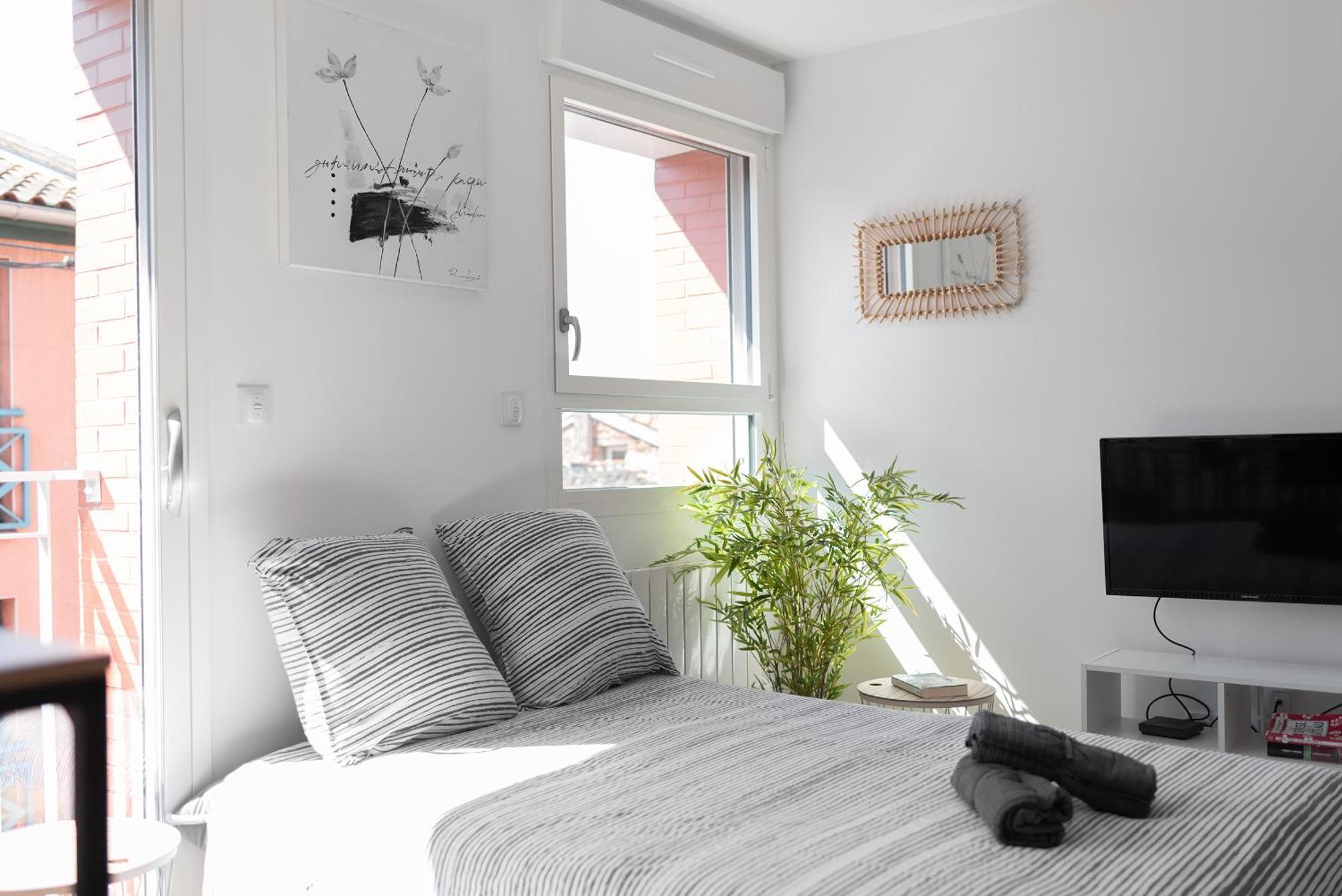 T2 Avec Parking Gratuit - Proximite Gare Appartement Toulouse Buitenkant foto