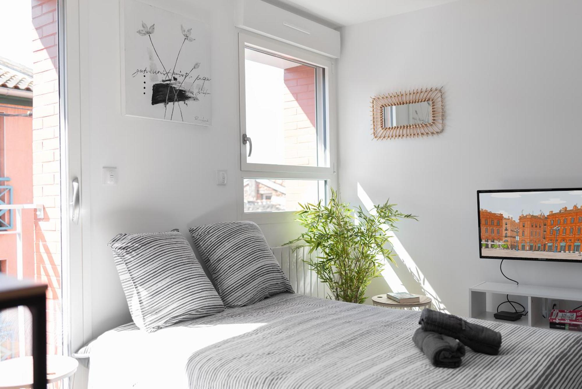 T2 Avec Parking Gratuit - Proximite Gare Appartement Toulouse Buitenkant foto
